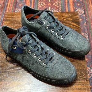 Polo by Ralph Lauren Men's Charcoal Sneakers